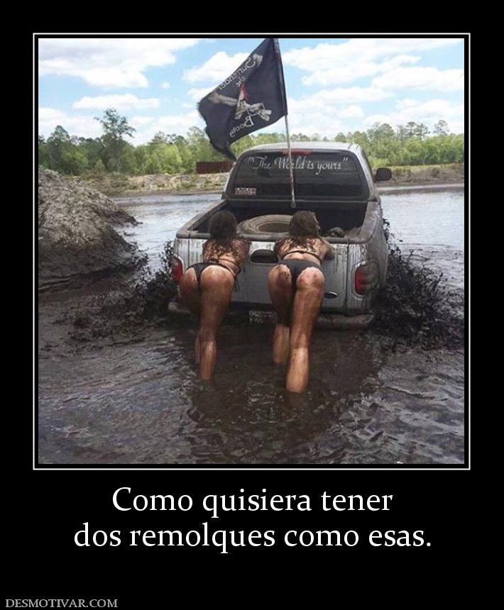 Como quisiera tener dos remolques como esas.