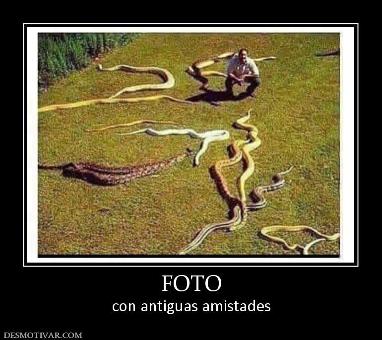 FOTO con antiguas amistades