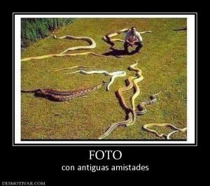 FOTO con antiguas amistades