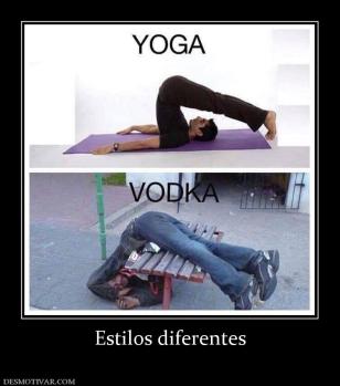 Estilos diferentes