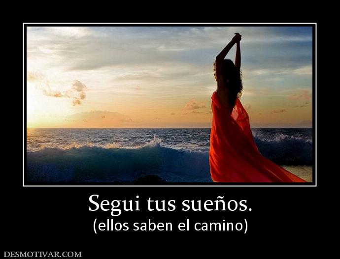 Segui tus sueños. (ellos saben el camino)