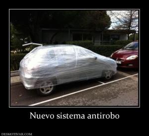 Nuevo sistema antirobo
