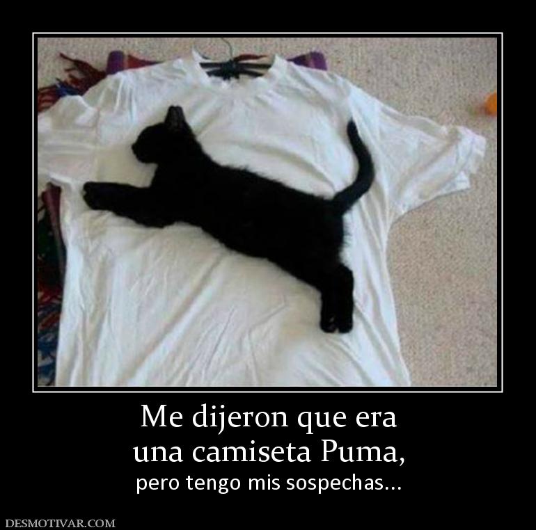 Me dijeron que era una camiseta Puma,  pero tengo mis sospechas...