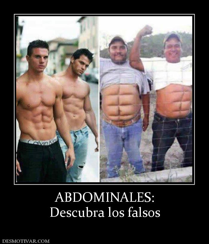 ABDOMINALES: Descubra los falsos