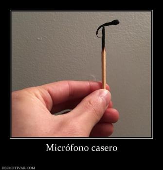 Micrófono casero