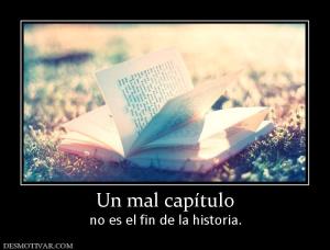 Un mal capítulo no es el fin de la historia.