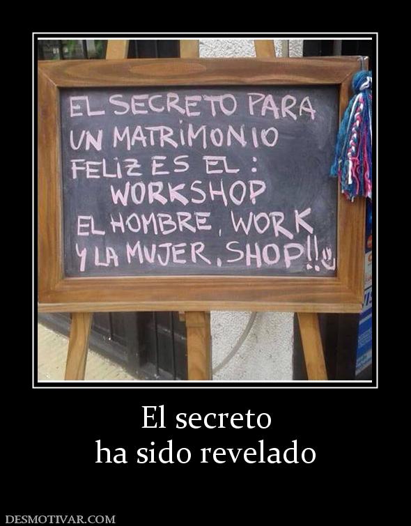El secreto ha sido revelado