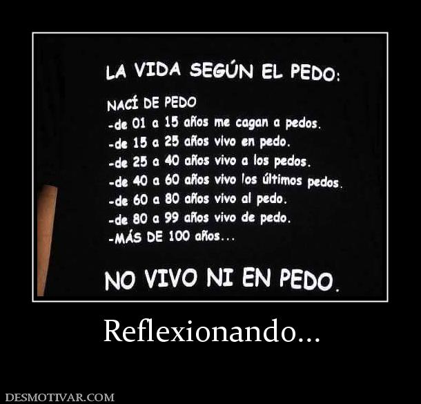 Reflexionando...