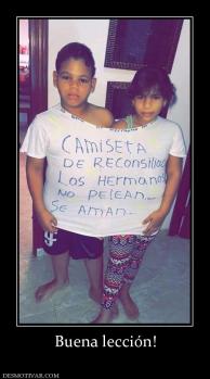 Buena lección!