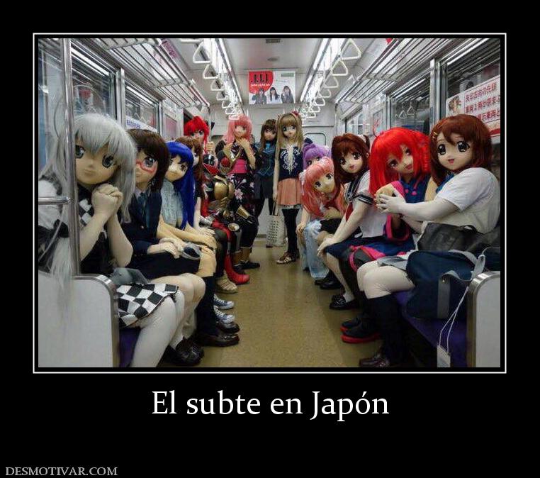 El subte en Japón
