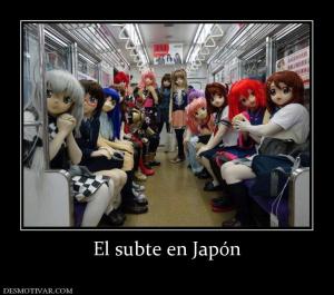El subte en Japón