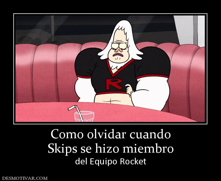 Como olvidar cuando Skips se hizo miembro del Equipo Rocket