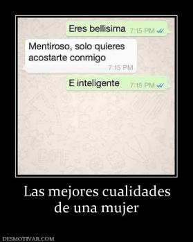 Las mejores cualidades de una mujer
