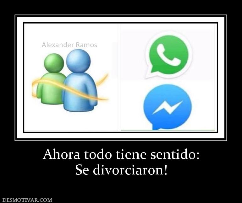 Ahora todo tiene sentido: Se divorciaron!