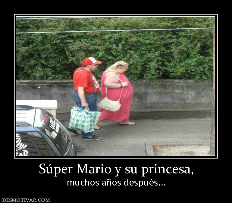 Súper Mario y su princesa, muchos años después...