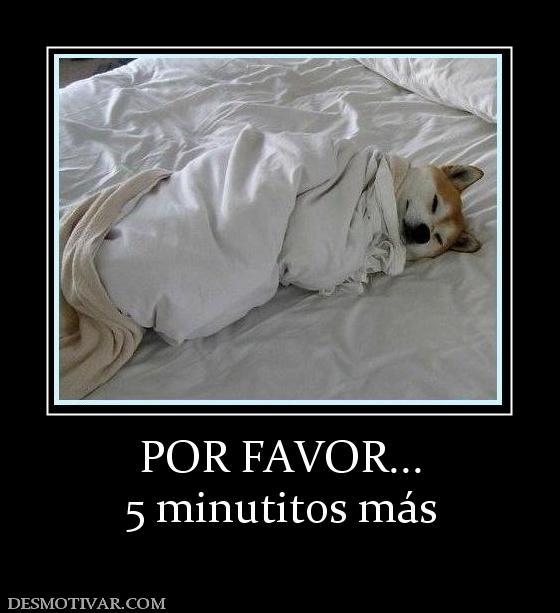 POR FAVOR... 5 minutitos más