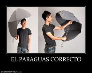 EL PARAGUAS CORRECTO
