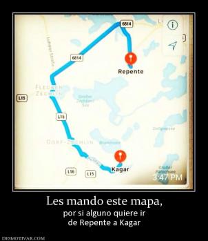 Les mando este mapa, por si alguno quiere ir de Repente a Kagar