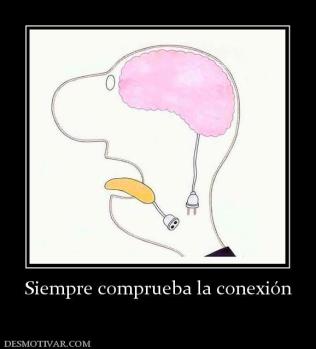 Siempre comprueba la conexión