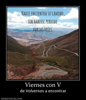 Viernes con V de Volvernos a encontrar