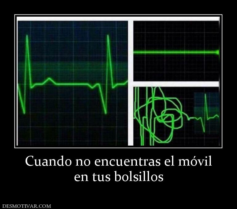 Cuando no encuentras el móvil en tus bolsillos