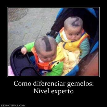 Como diferenciar gemelos: Nivel experto