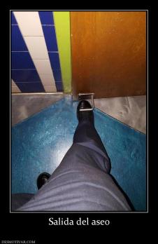 Salida del aseo