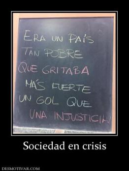 Sociedad en crisis