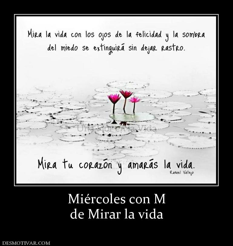Miércoles con M de Mirar la vida