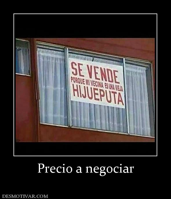 Precio a negociar