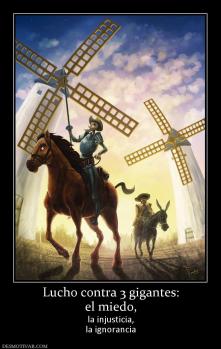 Lucho contra 3 gigantes: el miedo, la injusticia, la ignorancia