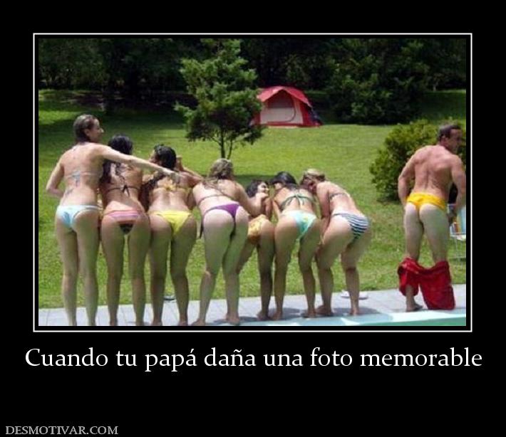 Cuando tu papá daña una foto memorable
