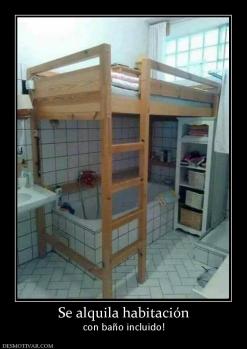 Se alquila habitación con baño incluido!