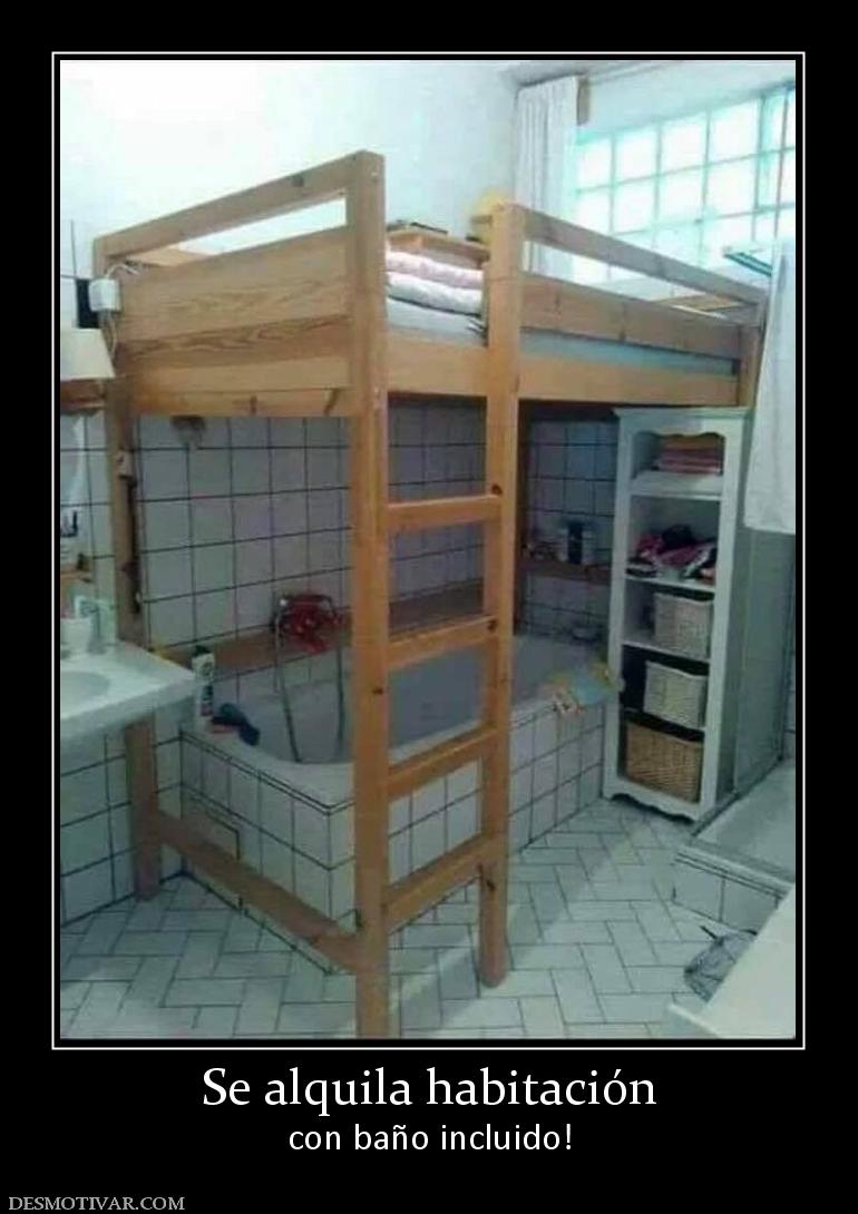 Se alquila habitación con baño incluido!
