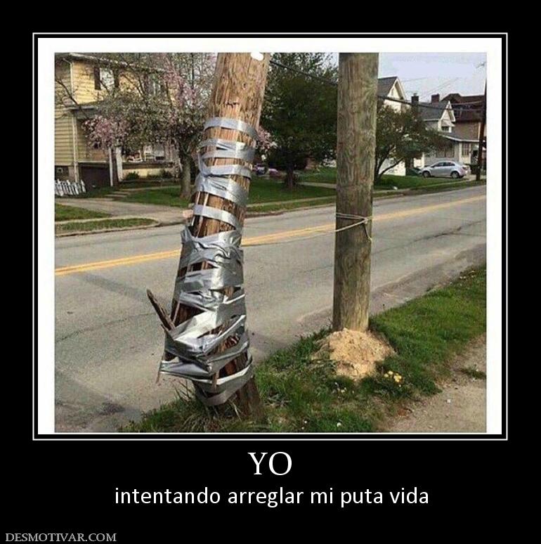 YO intentando arreglar mi puta vida