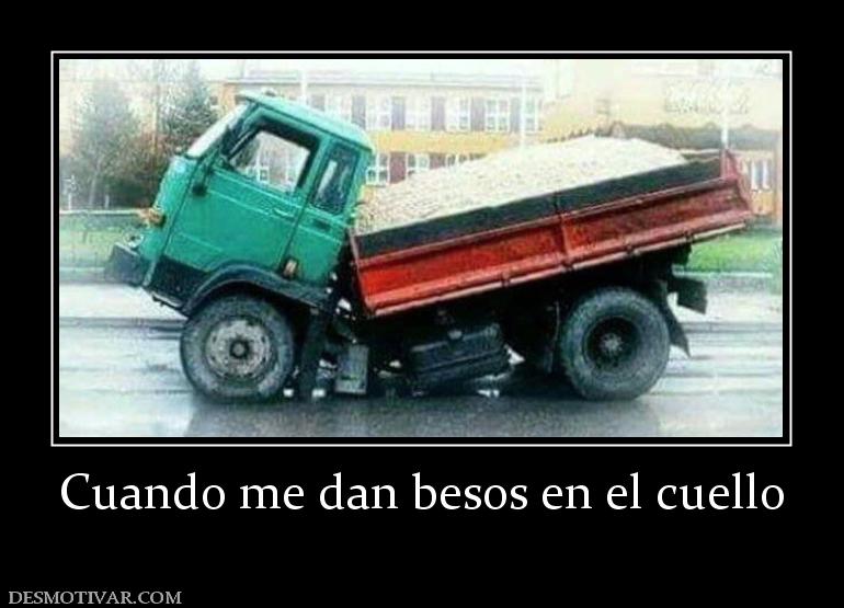 Cuando me dan besos en el cuello