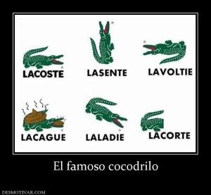 El famoso cocodrilo