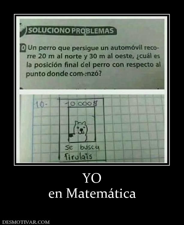 YO en Matemática