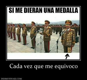 Cada vez que me equivoco