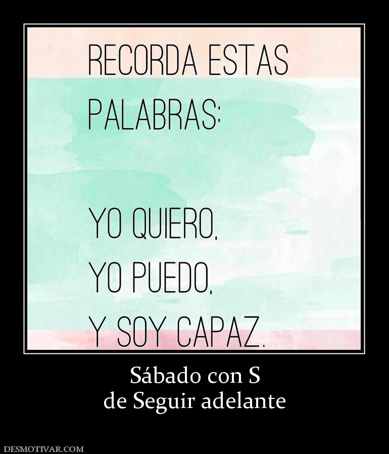 Sábado con S de Seguir adelante
