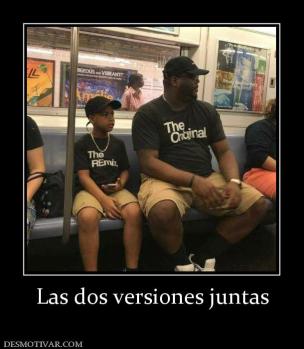 Las dos versiones juntas