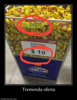 Tremenda oferta