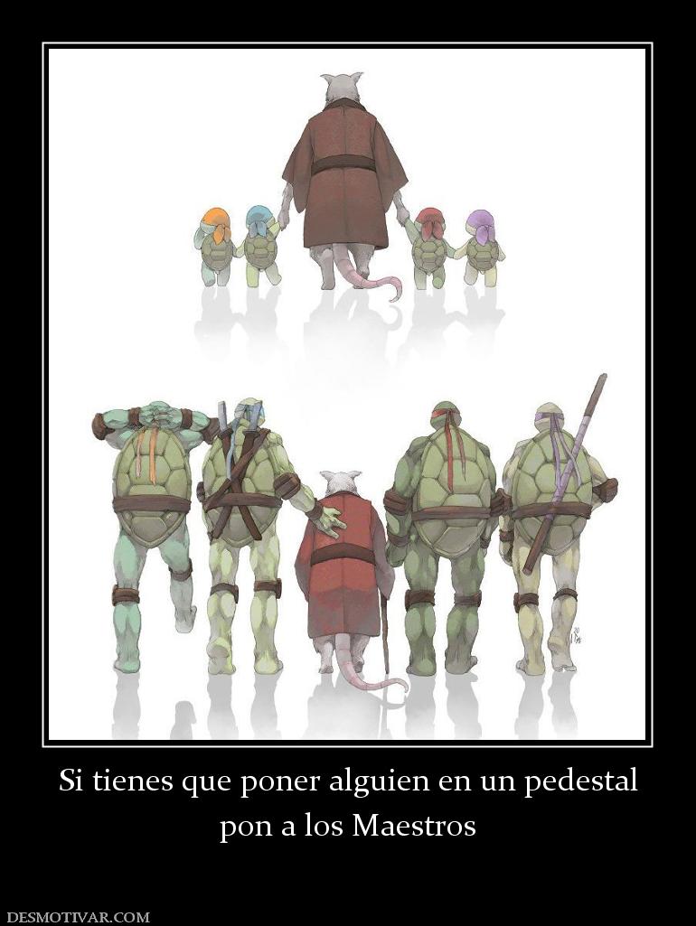 Si tienes que poner alguien en un pede pon a los Maestros