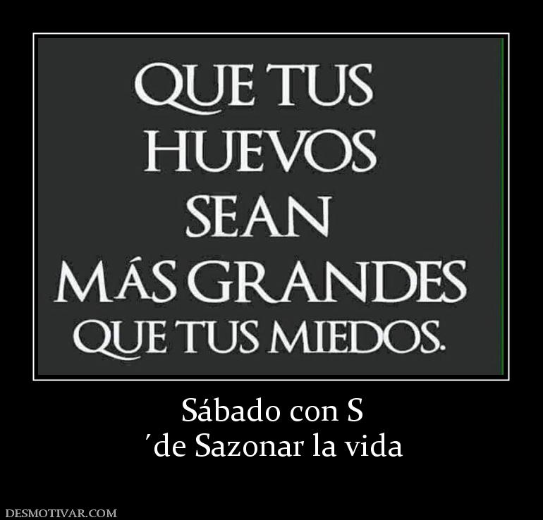 Sábado con S ´de Sazonar la vida