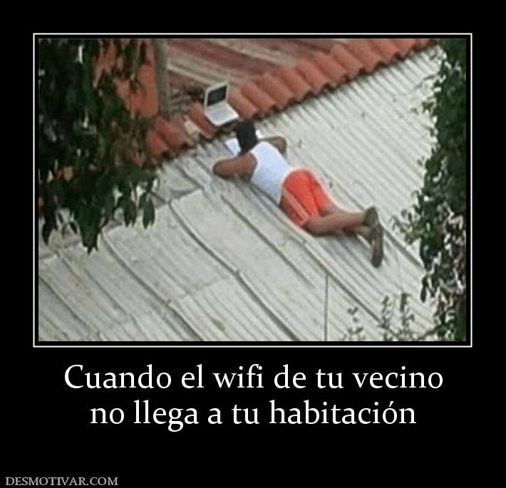 Cuando el wifi de tu vecino no llega a tu habitación