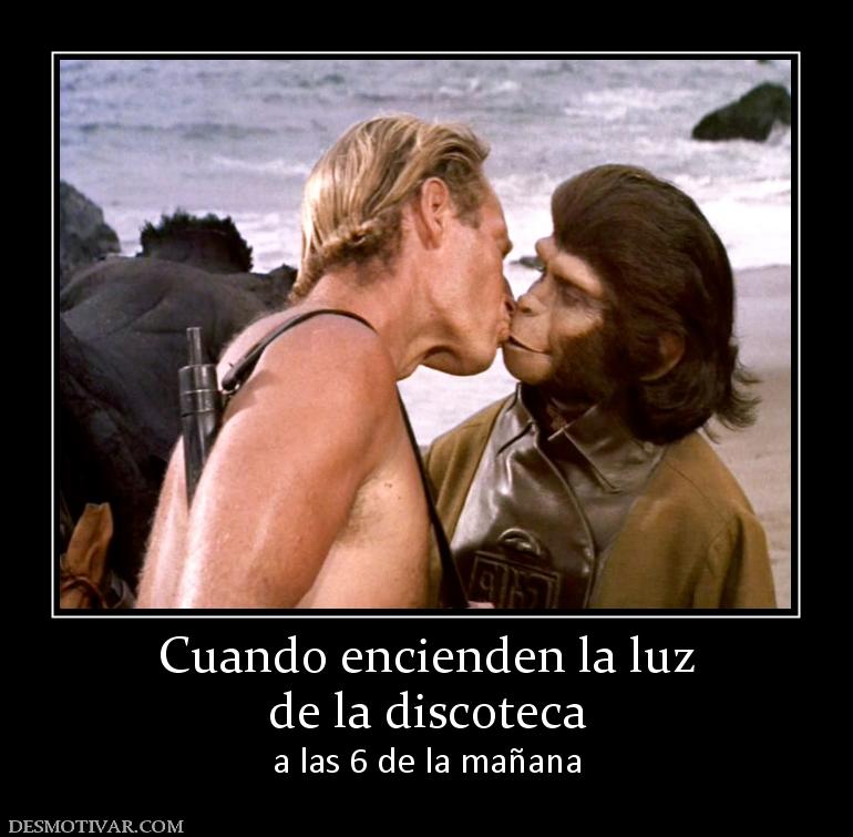 Cuando encienden la luz de la discoteca  a las 6 de la mañana