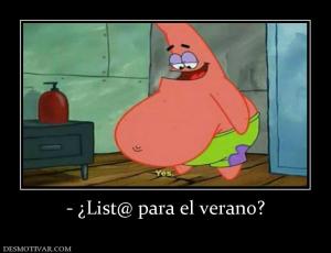 - ¿List@ para el verano?