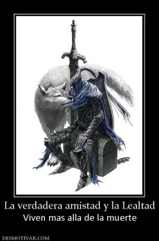 La verdadera amistad y la Lealtad Viven mas alla de la muerte
