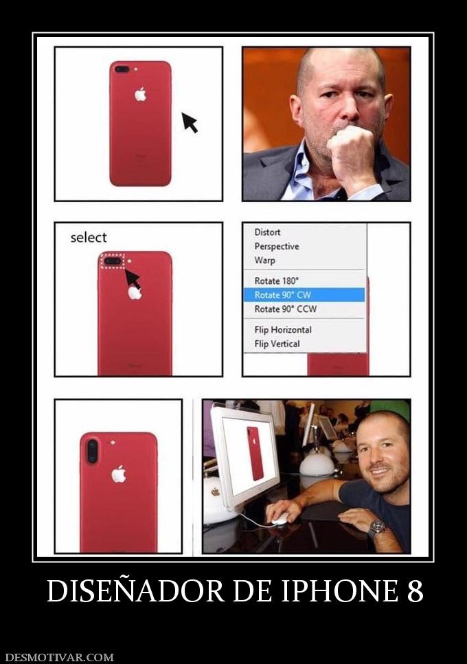 DISEÑADOR DE IPHONE 8