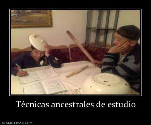 Técnicas ancestrales de estudio